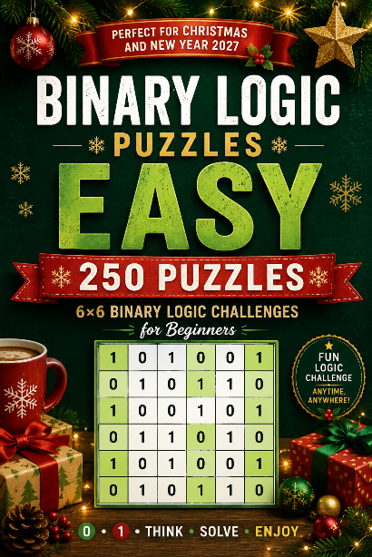 Binary Logic Puzzles: Easy cover
