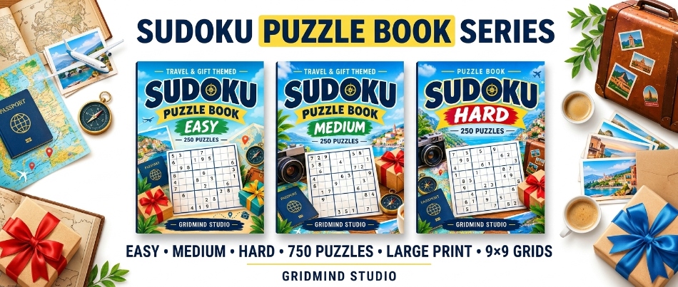Travel & Gift Sudoku Puzzle Series