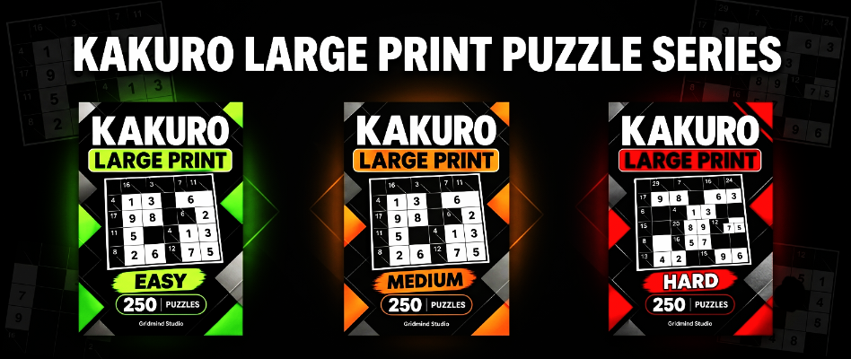 Kakuro Large Print Puzzle Series